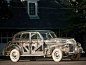 1939年的世界博览会上的树脂幽灵车（Plexiglass Ghost Car），汽车外壳采用树脂玻璃制造。