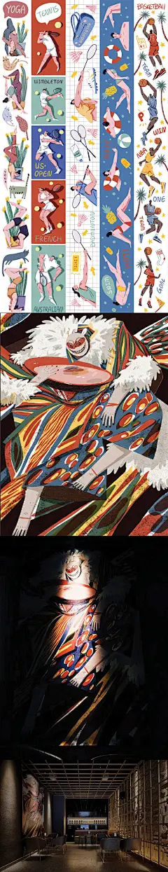 #优设琅琊榜# 今天给大家推荐一位插画师 @TONG_WWWW

她目前就读于美国马里兰艺术大学插画专业，其作品多次美国获奖，并登上美国纳斯达克屏幕。她也曾与新周刊、旅行家杂志等品牌开展合作。

她的作品风格多变，对于她来说，插画是一种很广泛的东西，体验不同的生活会带来不同的灵感，新的画法和新的媒 ​​​​...展开全文c