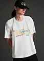 PULLED NECK T-SHIRT in WHITE | Martine Rose