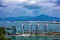 岛,三亚,度假胜地,公寓,菲尼克斯市,办公室,水平画幅,海港,当地著名景点,户外