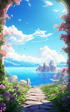 植物素材图AI图壁纸手机壁纸