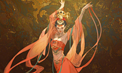怪兽君呀采集到看着好看的插画