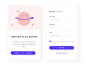 Log in page