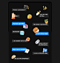3D Chat cinema4d Emoji graphic Icon ILLUSTRATION  social UI ux
