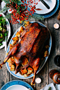 Orange Five-Spice Roast Goose and Potatoes, by thewoksoflife.com