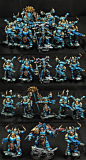 Thousand Sons set 1千创之子混沌星际战士 #战锤40k#