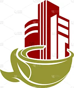 模板,建筑业,品牌名称,商务,现代,建筑,城市,身份,分离着色,剪影