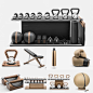 PENT. The best home gym equipment - Complementary set of dumbbells, kettlebells, exercise mat and essential fitness accessories.