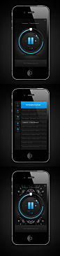 音乐播放器APP手机界面设计