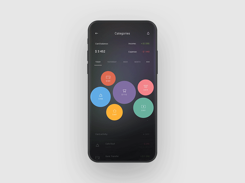 Banking app animatio...