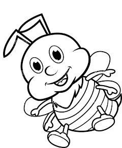 线条小蜜蜂卡通设计设计  - 源文件下载【酷图网】卡通设计,AI,卡通,绘画,插画设计,蜜蜂,设计,广告设计