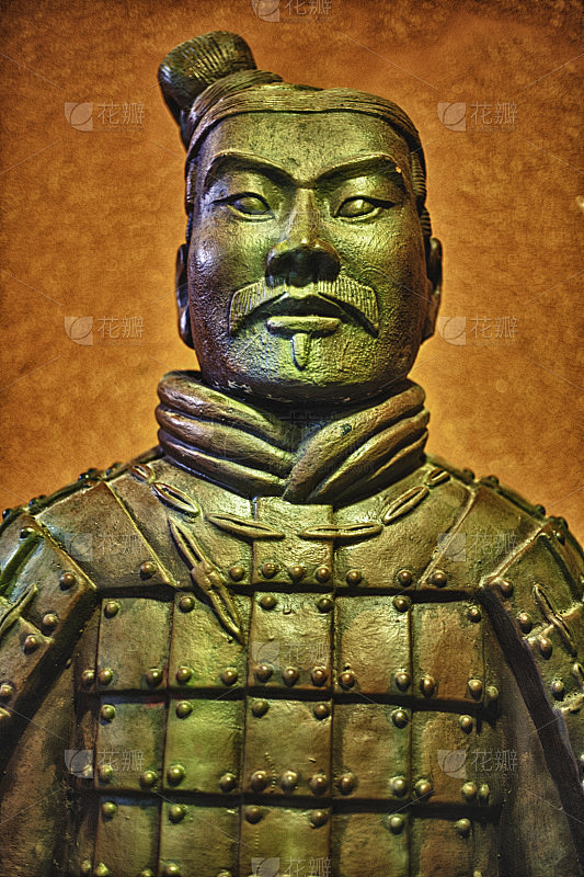 古代兵马俑战士
