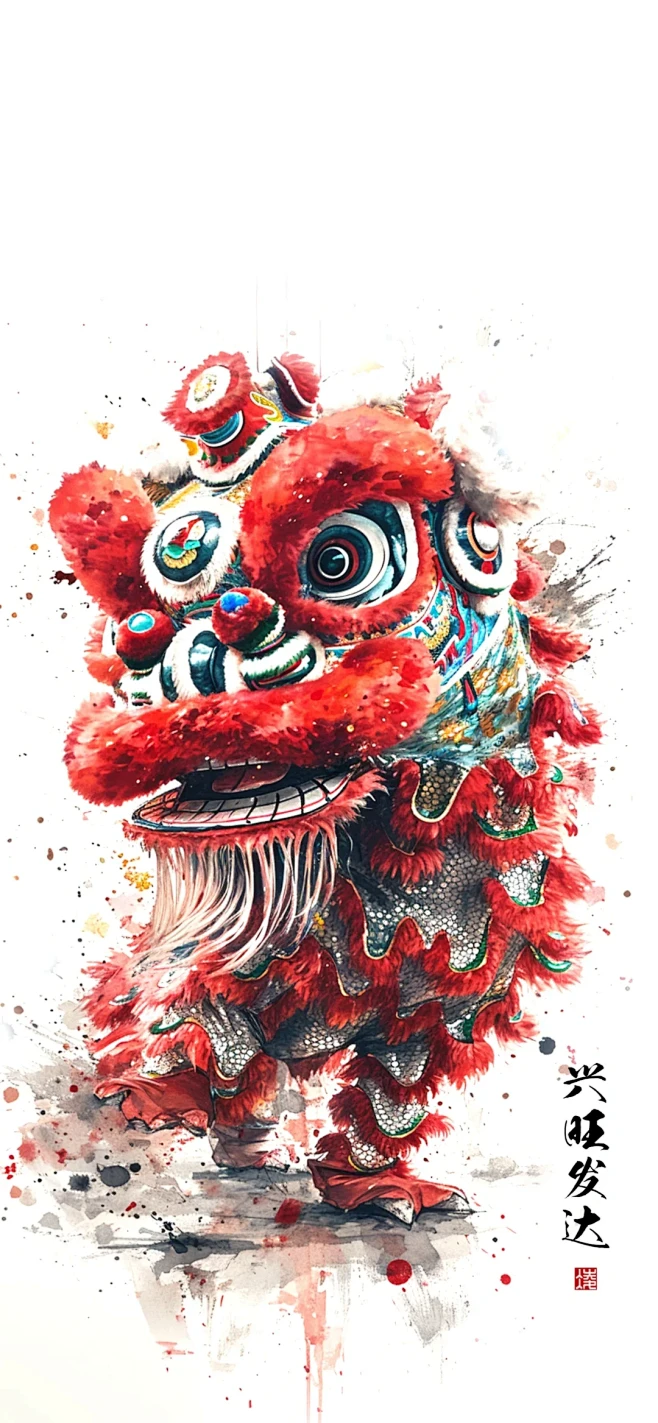 插画｜醒狮第三弹 - 小红书-花瓣网