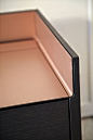 Stockholm meeting room cabinet in copper / ORDER NOW FROM SPACEIST: 