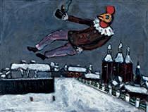 Rooster Man Above Vi...