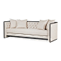 BEAUTIFUL CREAM SOFA | Imagine this amazing sofa in your living room and how great it would look | http://www.bocadolobo.com/en/index.php | #homedecor #furnitureideas