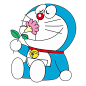 机器猫卡通哆啦A梦叮当猫印花图案