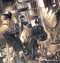 插画丨视觉盛宴！华丽唯美的日式漫画风，每个细节都令人心动 : 60万插画师共同关注→插画与品牌设计