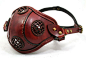 Steampunk Leather Mask rusty brown leather by ~AmbassadorMann on deviantART@北坤人素材