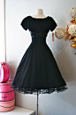 50s Dress // Vintage 1950's NEW LOOK Party Dress by xtabayvintage, $198.00