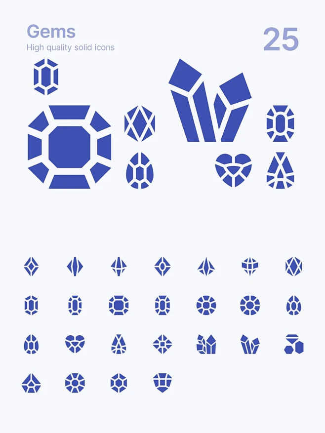 宝石 珠宝 水晶 图标 扁平图标图标icon-花瓣网