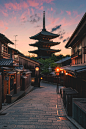 Sunset In Kyoto