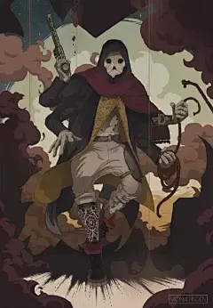 插画 | 她的笔下有凄美和热血