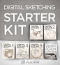 数字绘画素描基础全能大师班训练视频教程 Ctrl+Paint Digital Sketching Starter Kit - 绘画插画 - 人人素材 RRCG