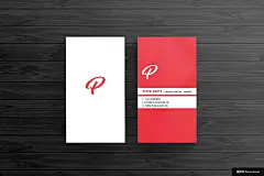 趣味 简约 Business Card Template 名片设计卡片名片平面设计