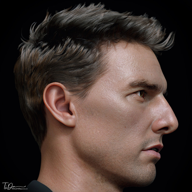 3D Portrait of Tom C...