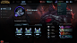 League of Legends Game Launcher - Player Profile, Sean Oliver : Fun UX and Visual Design exploration for an updated League of Legends Game Launcher. The challenge was to improve the user experience by taking a step back and looking at the overall content 