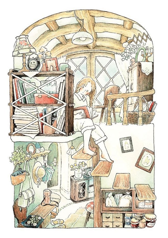井田千秋 插画作品欣赏