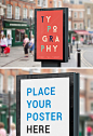 Street Billboard PSD MockUp : A high quality original mock-up to showcase your artwork or poster as displayed on a street billboard. The PSD file is...