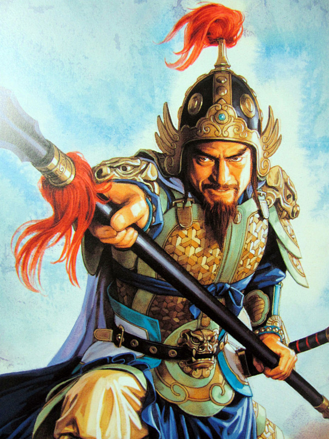 三国志英杰插画集 张郃