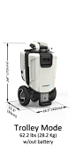 ATTO Portable Mobility Travel Scooter by Moving Life. Back in Stock! FREE SEAT CUSHION OR CANE HOLDER! - Lifestyle Mobility Scooters
