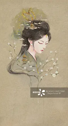 古典风格,古风,人,插画,中国画图片素材