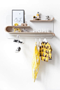 Rafa Kids L Shelf - modern wall shelf for kids room & nursery | at moonpicnic.com