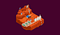 Isometric World  Some pieces of the