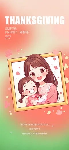 感恩节活动宣传海报