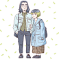 [米田/主动设计整理]OUTFIT ILLUSTRATION # 02