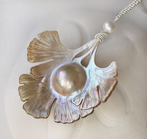 Long Necklace Carved...