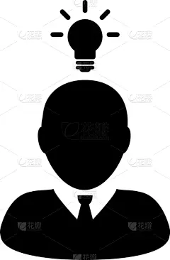 人,符号,侧面像,男性,计算机图标,头像,电灯泡,商务,策略,灵感