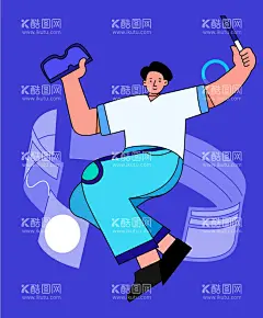 举重男孩  - 源文件下载【酷图网】扁平风,健身,男孩,运动,举重,