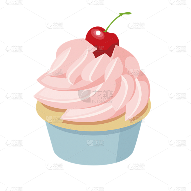 手绘-可爱日常生活贴纸SVG-蛋糕
