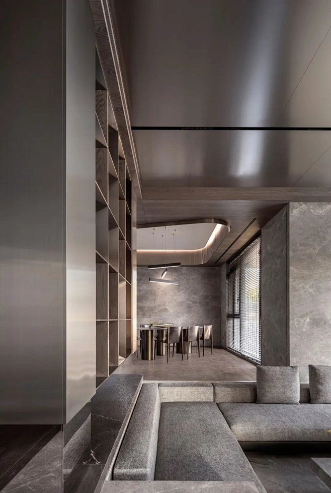 唐忠汉大地色系的住宅空间大气简约建e室内设计网设计案例