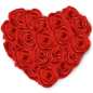 心形红玫瑰图标