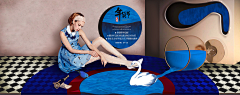 T印象采集到女鞋海报banner-元素手绘插画3D类