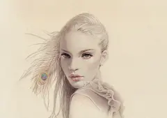 Bec Winnel超美人物肖像插画