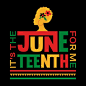 Vector juneteenth tshirt design