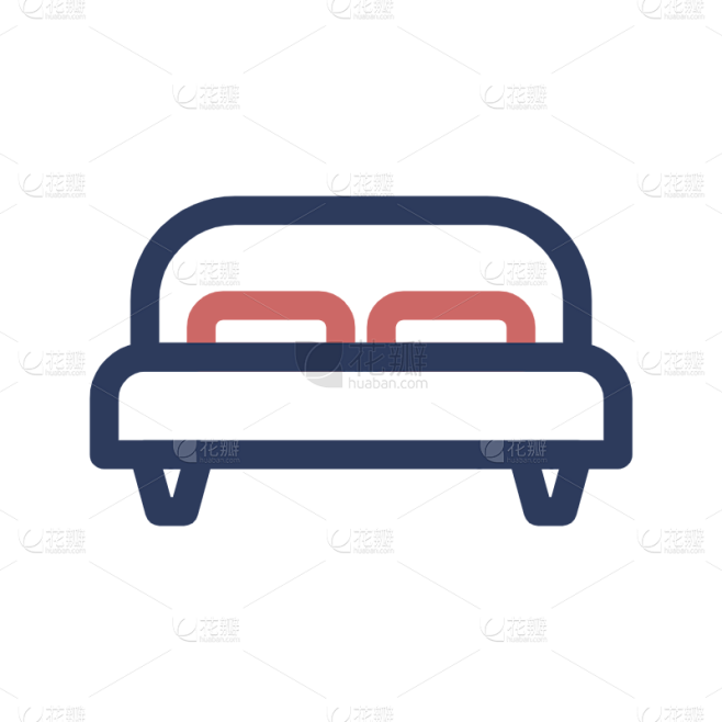 ICON-生活用品icon-SVG-床